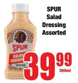 SPUR Salad Dressing Assorted