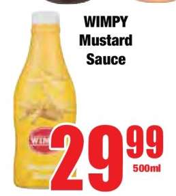 WIMPY Mustard Sauce