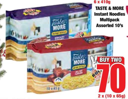 TASTE & MORE Instant Noodles Multipack Assorted 10's