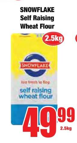 Snowflake Self Raising Wheat Flour