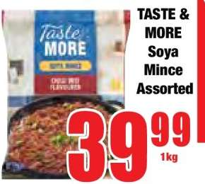 TASTE & MORE Soya Mince Assorted
