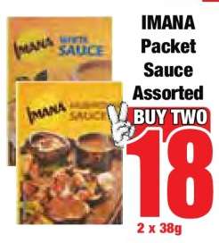 IMANA Packet Sauce Assorted