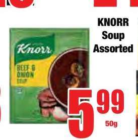 KNORR Soup Assorted