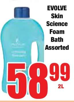 EVOLVE Skin Science Foam Bath Assorted