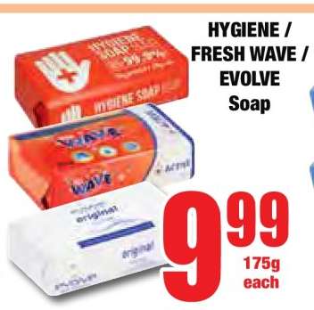 HYGIENE / FRESH WAVE / EVOLVE Soap