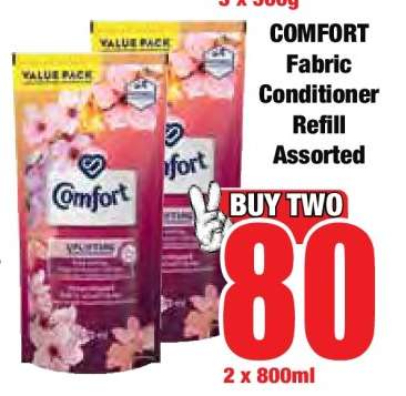 COMFORT Fabric Conditioner Refill Assorted