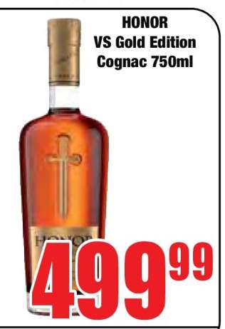 HONOR VS GOLD EDITION COGNAC 750ML