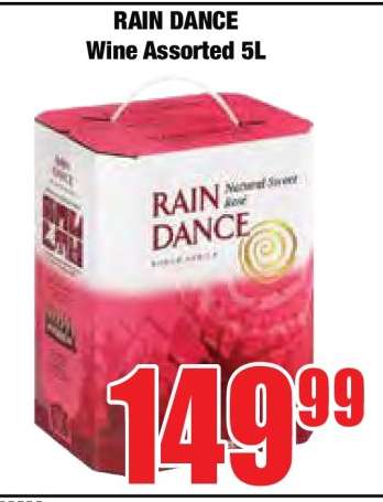 RAIN DANCE Wine Assorted 5L
