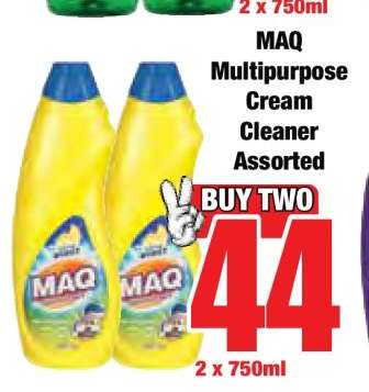 MAQ Multipurpose Cream Cleaner Assorted