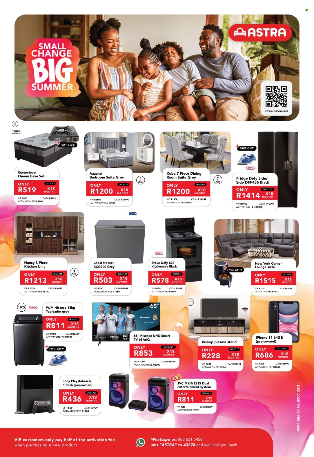 Astra Furnishers specials - 01/12/2025 - 28/02/2026. Page 1