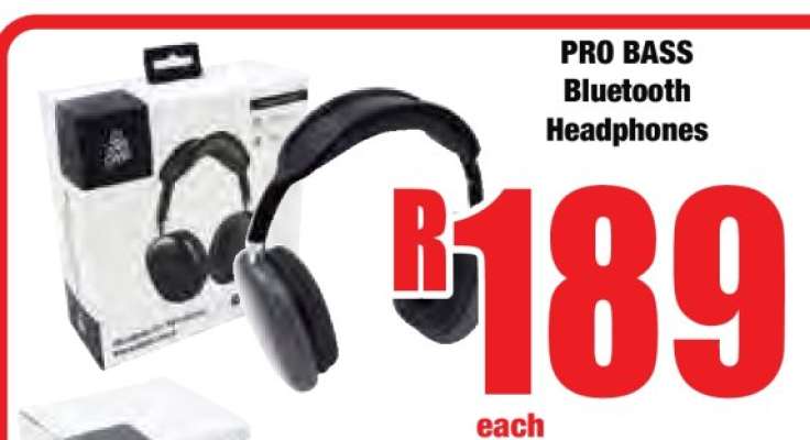 PRO BASS Bluetooth Headphones