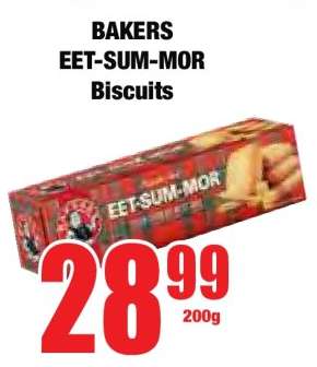 BAKERS Eet-Sum-Mor Biscuits