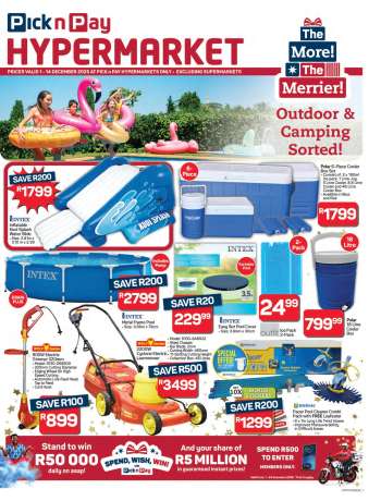 Pick n Pay Hypermarket catalogue  - 01/12/2025 - 14/12/2025.