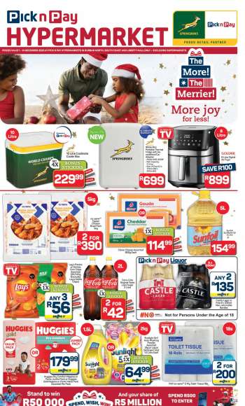 Pick n Pay catalogue  - 01/12/2025 - 14/12/2025.