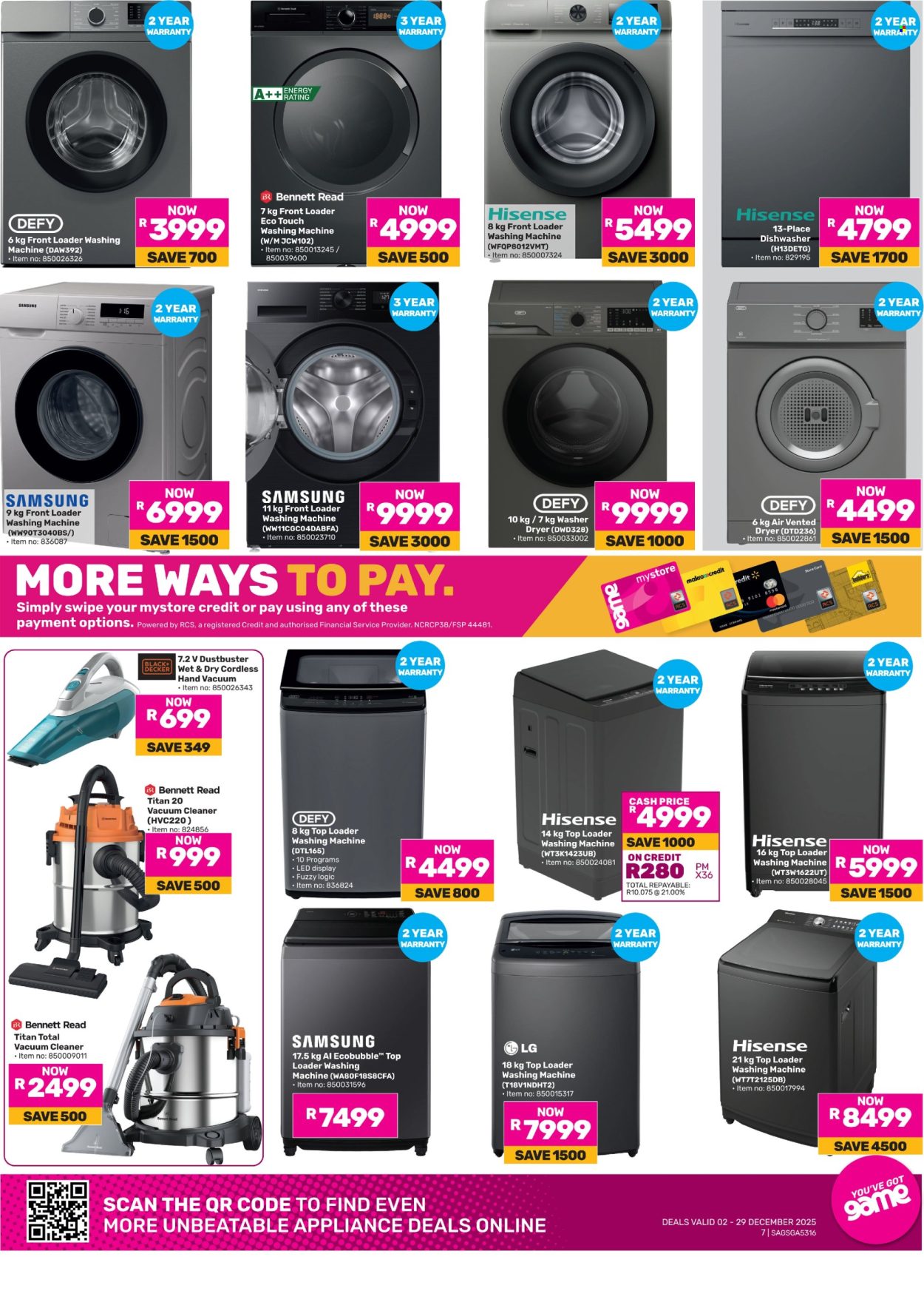 Game specials - 02/12/2025 - 29/12/2025. Page 7