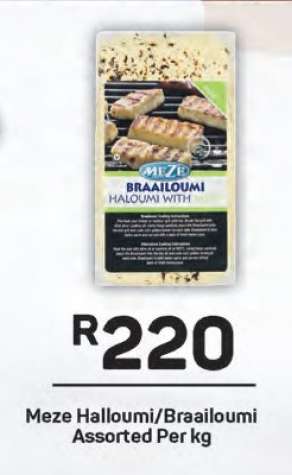 Meze Halloumi/Braailoumi Assorted Per kg