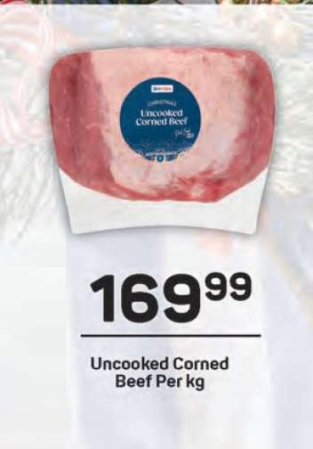 Uncooked Corned Beef