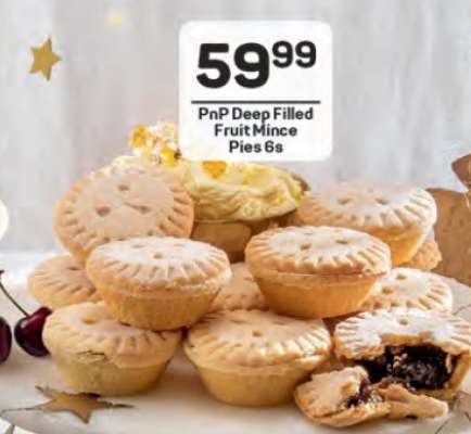 PnP Deep Filled Fruit Mince Pies 6s