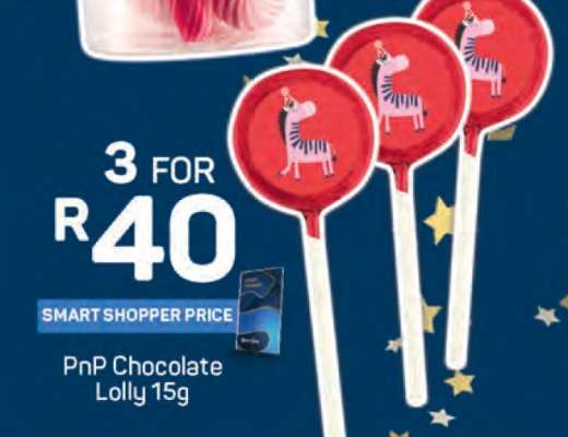 PnP Chocolate Lolly 15g
