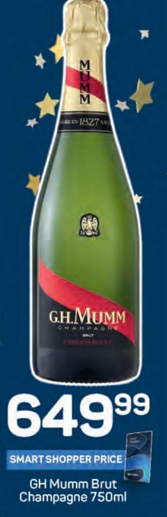 GH Mumm Brut Champagne 750ml