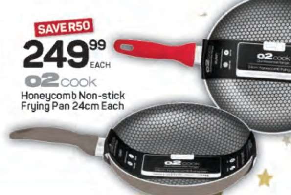 Honeycomb Non-stick Frying Pan 24cm Each
