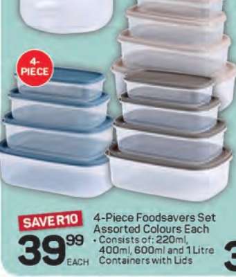 4-Piece Foodsavers Set
