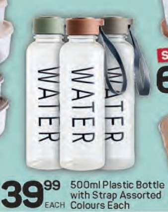 500ml Plastic Bottle with Strap