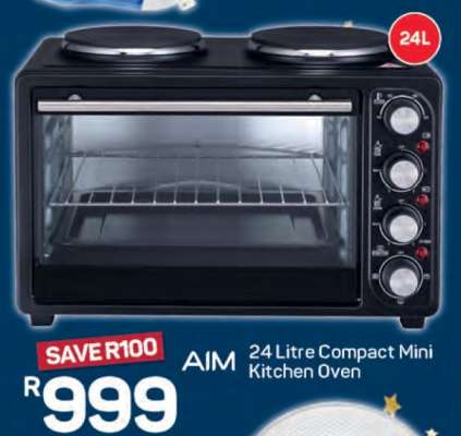 AIM 24 Litre Compact Mini Kitchen Oven