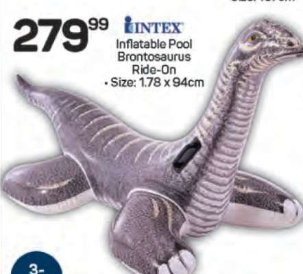Intex Inflatable Pool Brontosaurus Ride-On