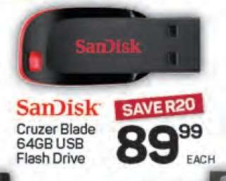 SanDisk Cruzer Blade 64GB USB Flash Drive