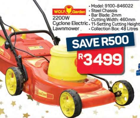 WOLF-Garten 2200W Cyclone Electric Lawnmower