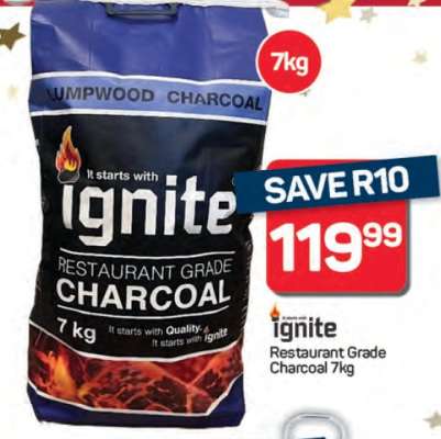Ignite Restaurant Grade Charcoal 7kg