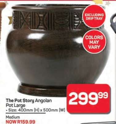 The Pot Story Angolan Pot Large