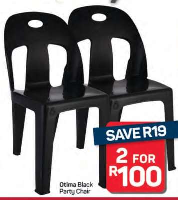 Otima Black Party Chair