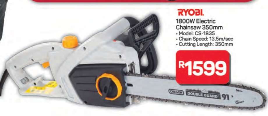 RYOBI 1800W Electric Chainsaw 350mm