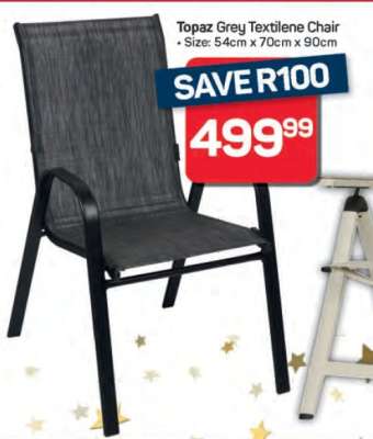 Topaz Grey Textilene Chair