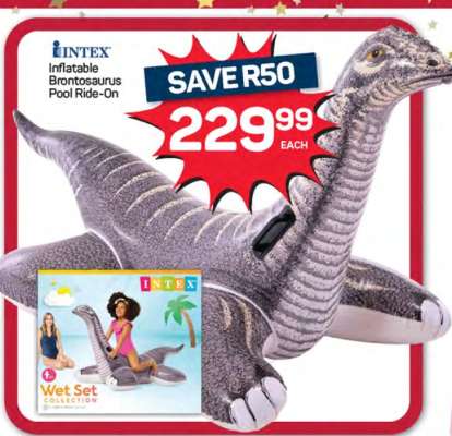 Intex Inflatable Brontosaurus Pool Ride-On
