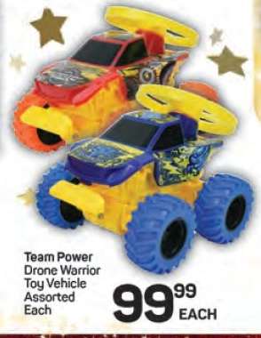 Team Power Drone Warrior Toy Vehicle