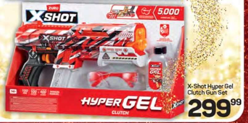 X-Shot Hyper Gel Clutch Gun Set