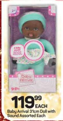 Baby Arrival 31cm Doll