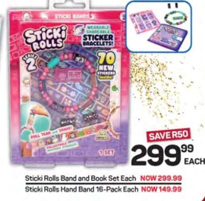Sticki Rolls Band and Book Set