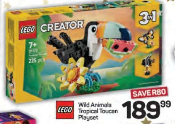 LEGO Wild Animals Tropical Toucan Playset