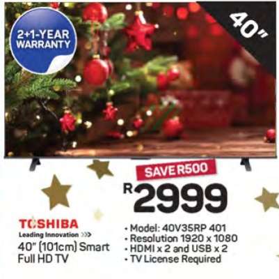 Toshiba 40" Smart Full HD TV