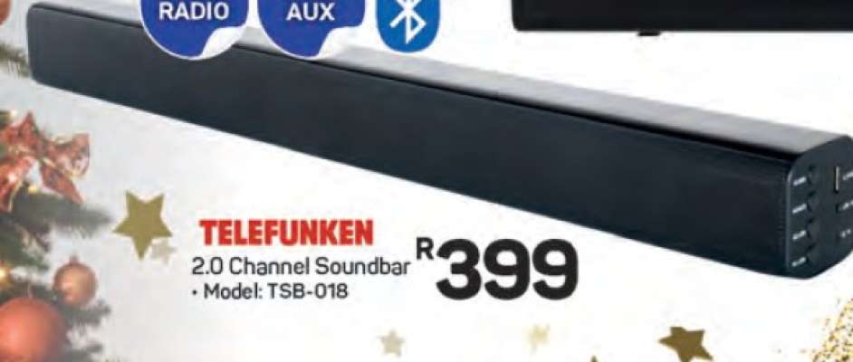 TELEFUNKEN 2.0 Channel Soundbar