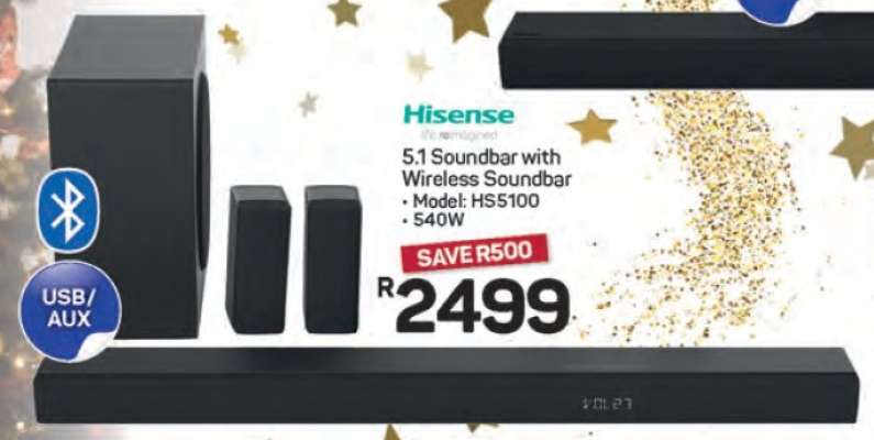 Hisense 5.1 Soundbar with Wireless Soundbar