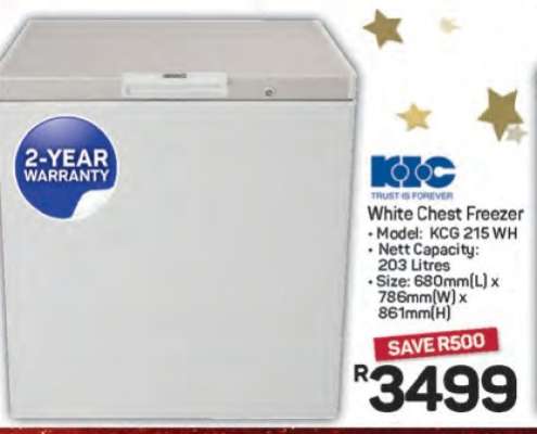 White Chest Freezer