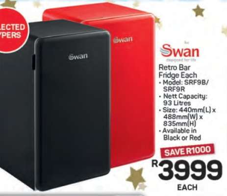 Swan Retro Bar Fridge