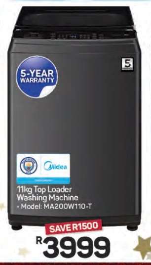 11kg Top Loader Washing Machine