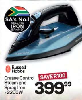 Russell Hobbs Crease Control Steam and Spray Iron
