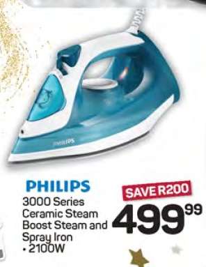 PHILIPS 3000 Series Ceramic Steam Boost Steam and Spray Iron